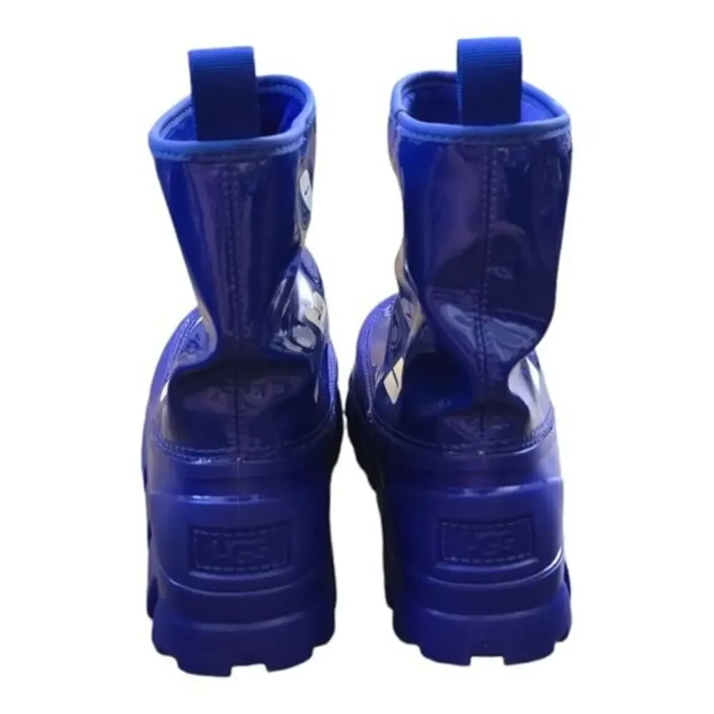 UGG Royal Blue CLASSIC BRELLAH MINI WATERPROOF RAIN BOOTS Women's Size‎ 7, 8 New